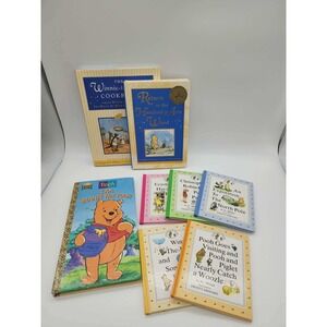 Winnie the Pooh Book Lot Cookbook Return to Hundred Acre Wood Treasury 8 Books